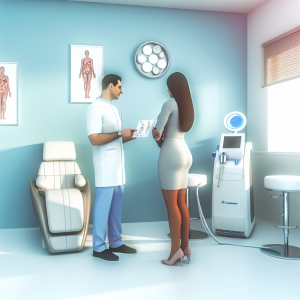 Professional CoolSculpting consultation about body sculpt near me