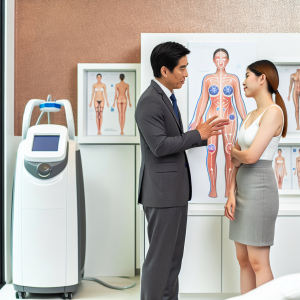 Professional CoolSculpting consultation about coolsculpting arms