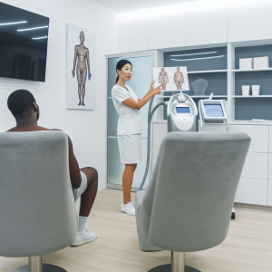 Professional CoolSculpting consultation about coolsculpting double chin