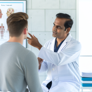 Professional Botox consultation about botox facial near me