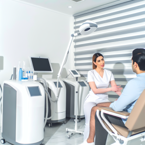 Professional Laser Hair Removal consultation about full brazilian laser hair removal